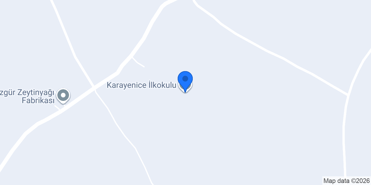 Karayenice İlkokulu konumu