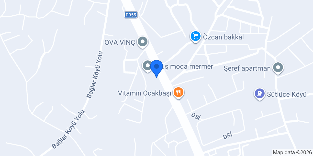 ÖZEROĞLU GIDA ETİ SÜTAŞ konumu