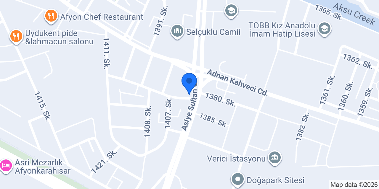 Musa Akgün Kuaför konumu