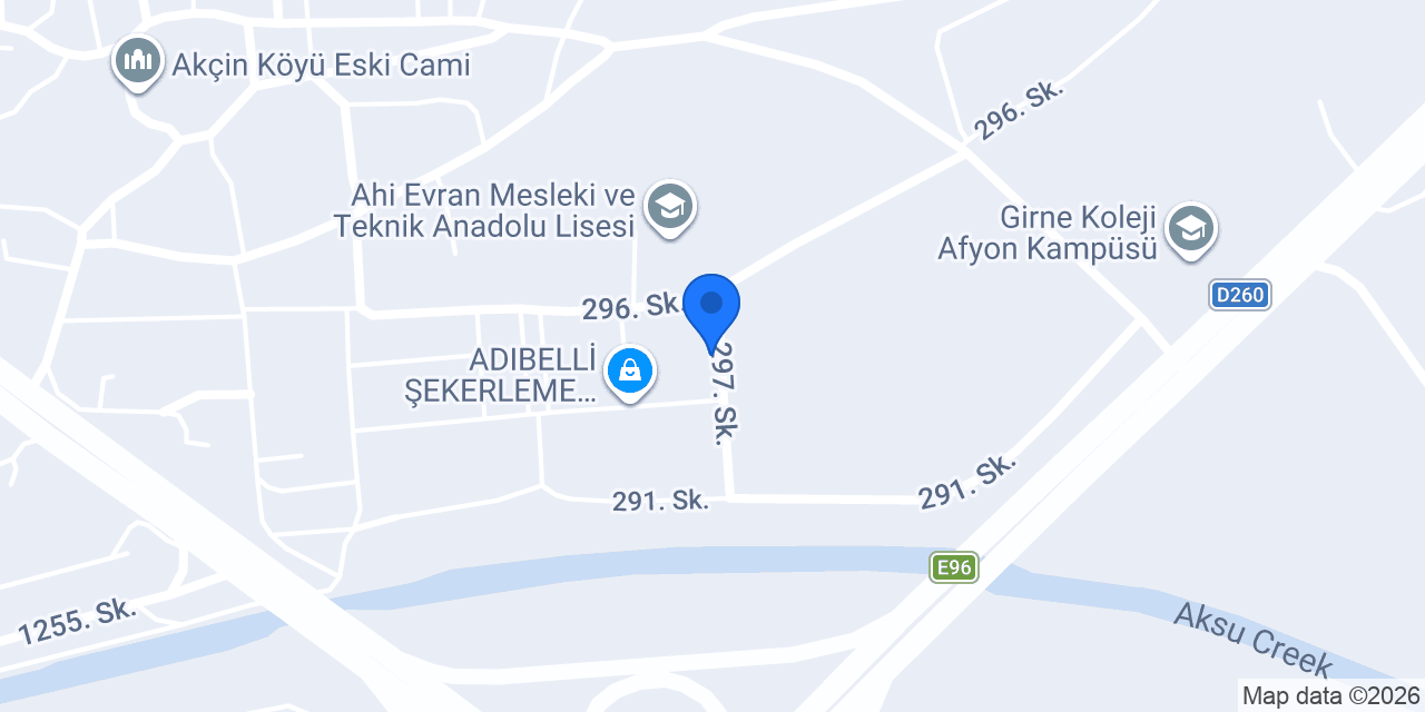Akkent Şekerleme konumu