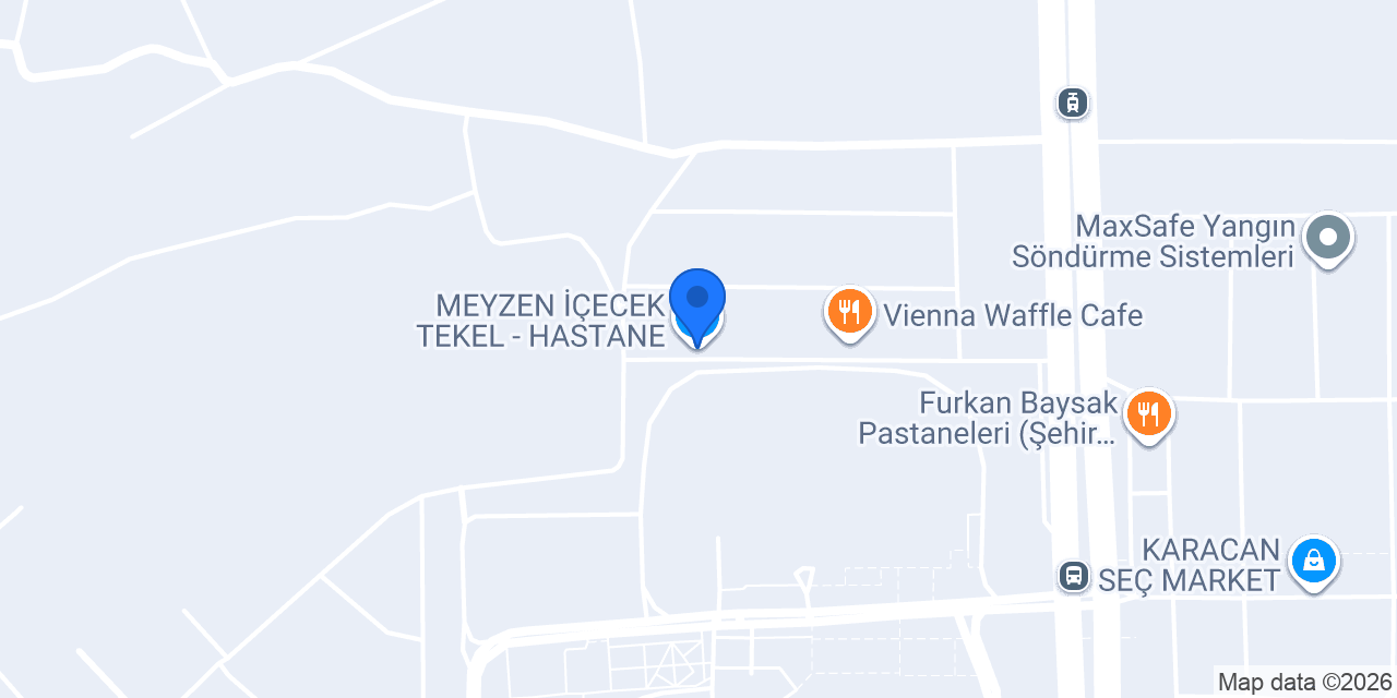 MEYZEN İÇECEK TEKEL - HASTANE konumu