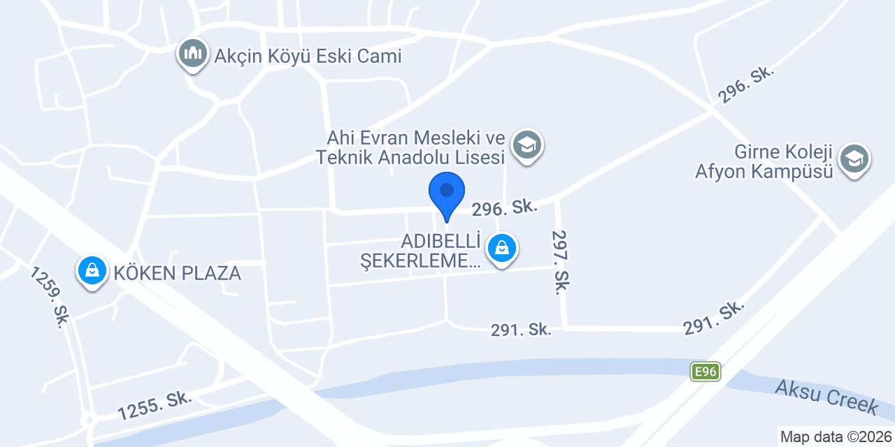 Irmak Yemek Sanayi konumu