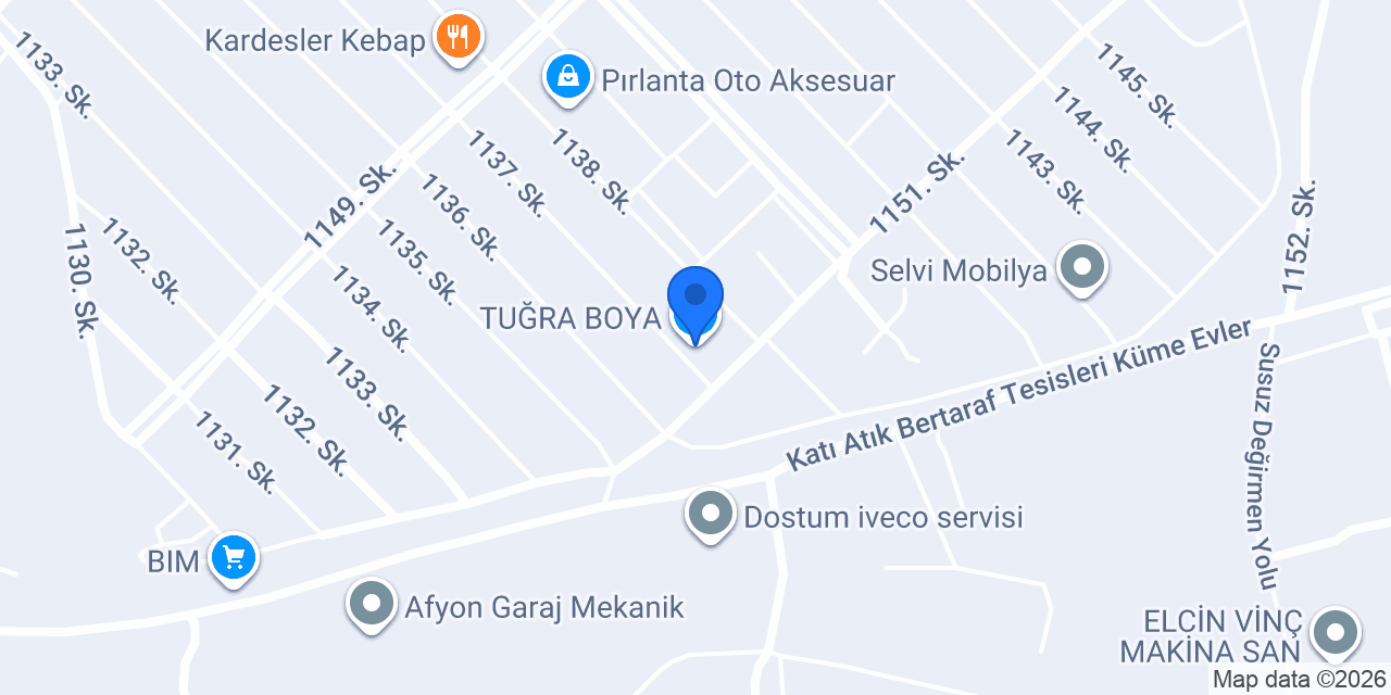 TUĞRA BOYA konumu