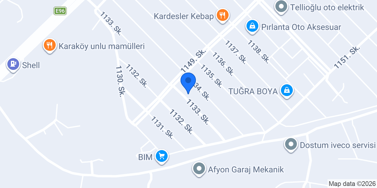 Orucogullari mobilya konumu