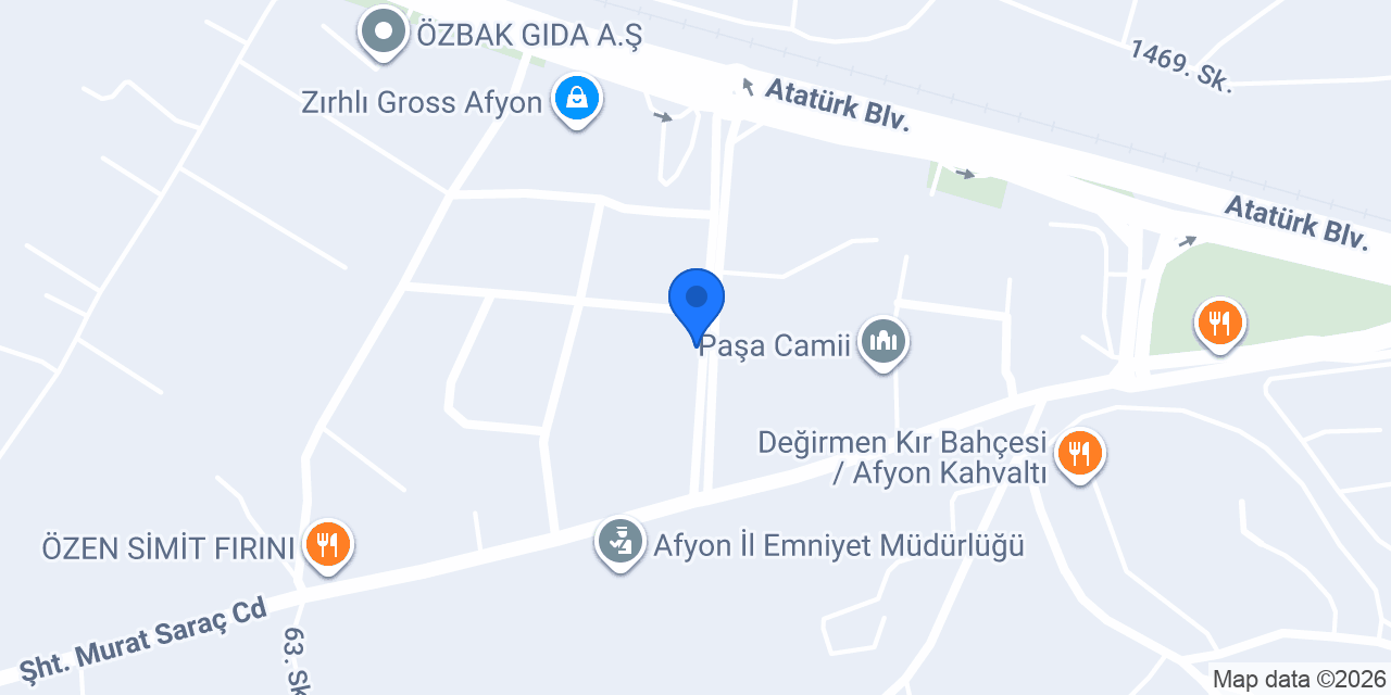 Çorbacım Afyon konumu
