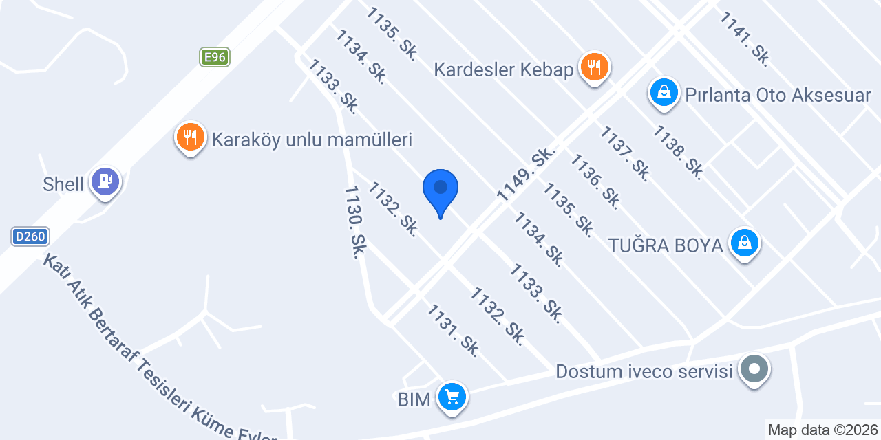 Çankır Mobilya konumu