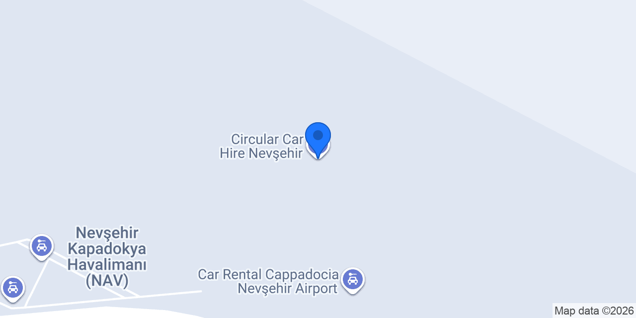 Circular Car Hire Nevşehir konumu