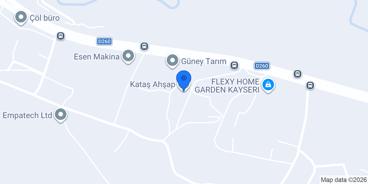 Kataş Ahşap konumu