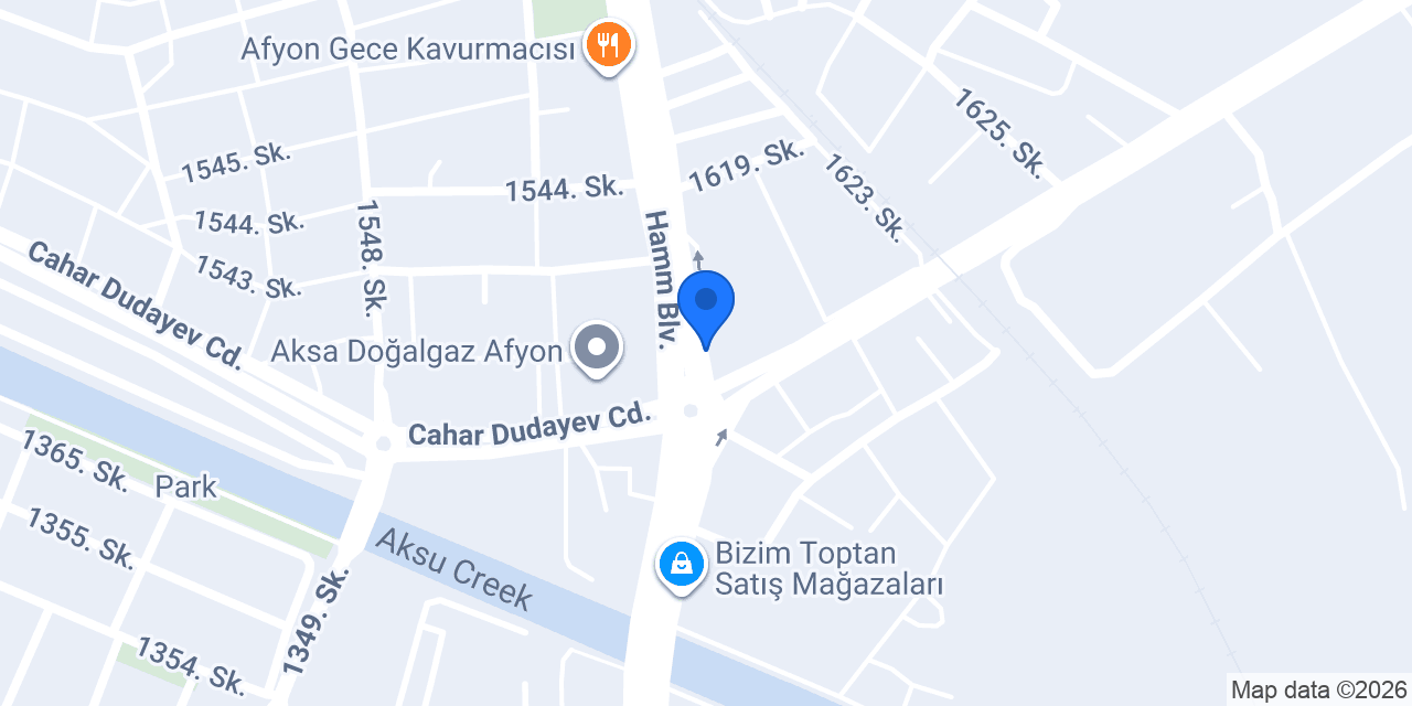 AFYON HASAT TARIM MARKET konumu