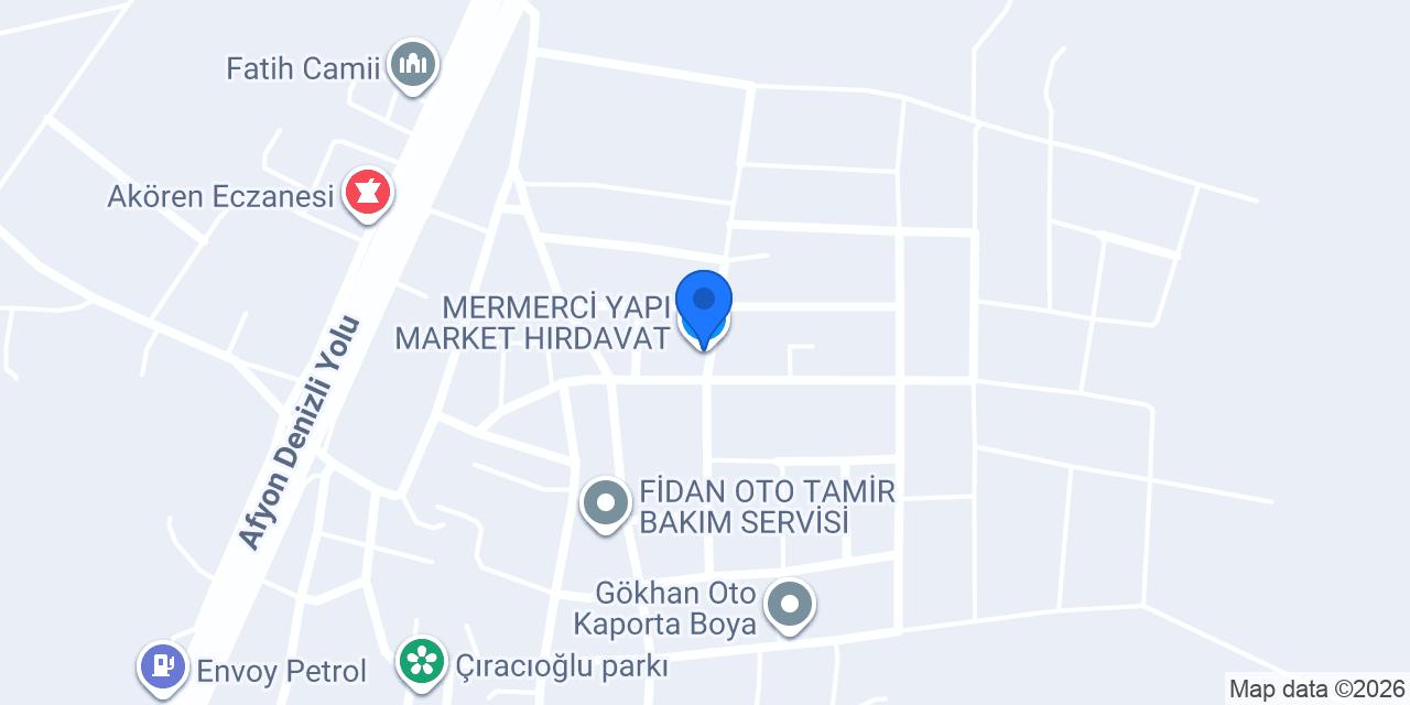 MERMERCİ YAPI MARKET HIRDAVAT konumu