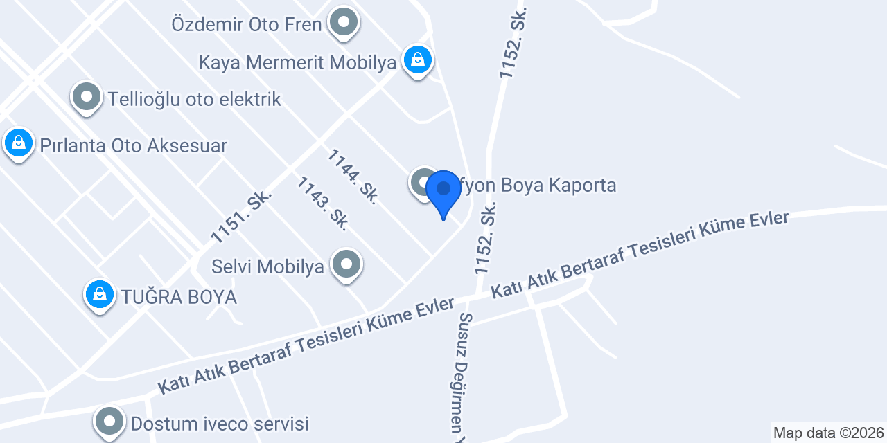 Yağmur Mobilya Tasarım konumu