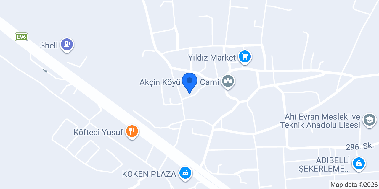 Akcin yarka konumu