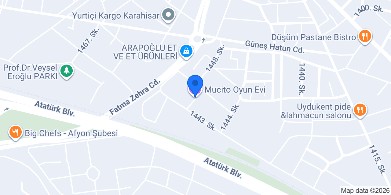Mucito Oyun Evi konumu