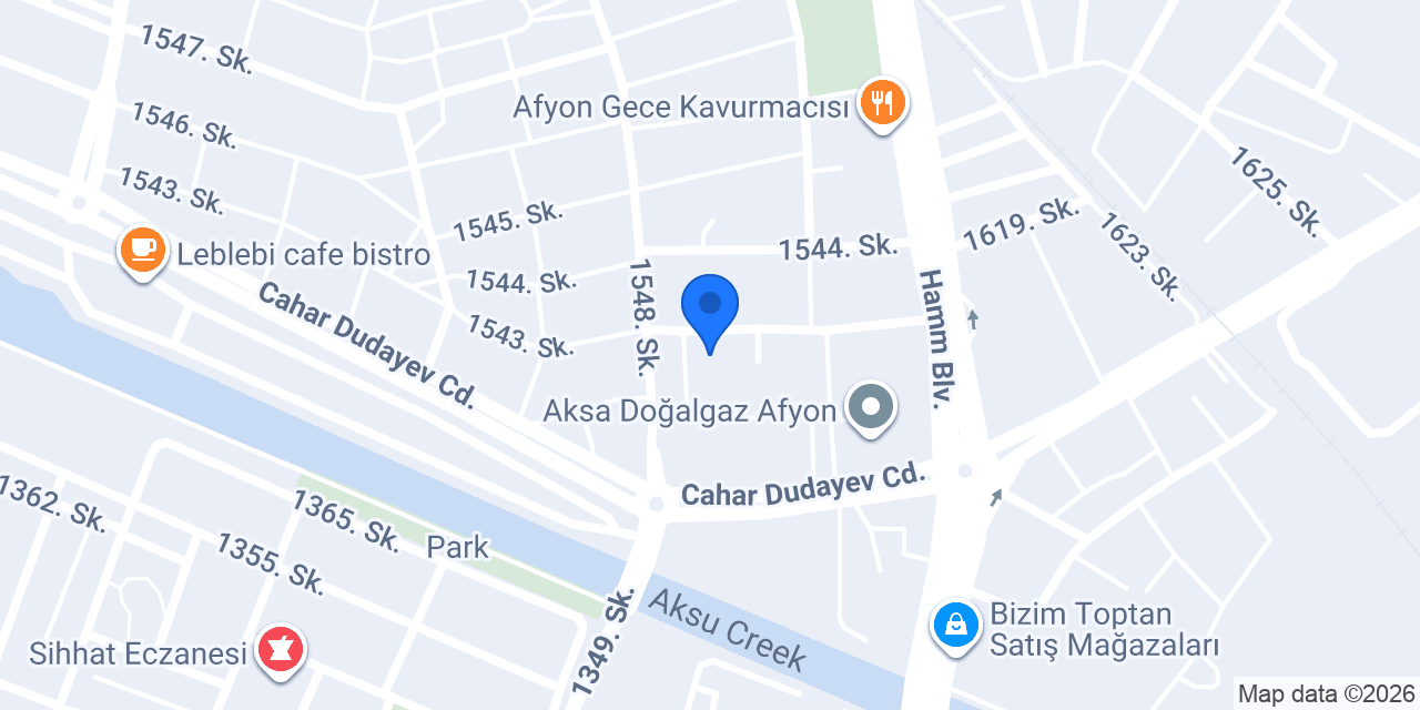 AFYON EKMLOCA konumu