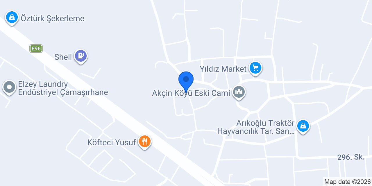 AKÇİN VETERİNER KLİNİĞİ konumu