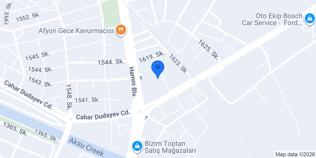 Afyon Nar Tanesi Koleji konumu