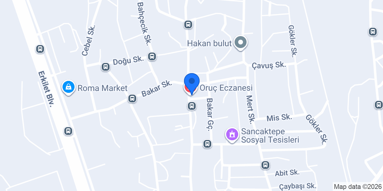 Oruç Eczanesi konumu