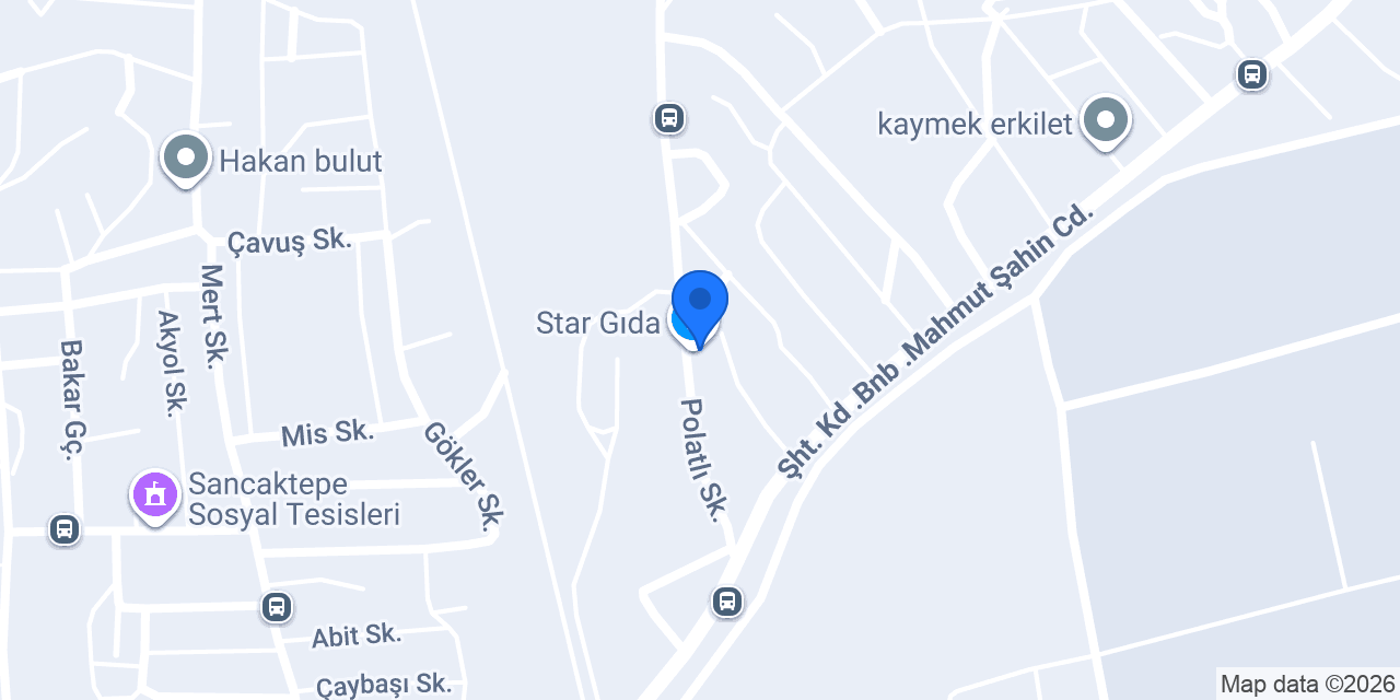 Star Gıda konumu
