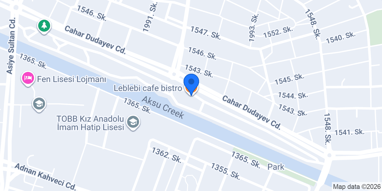 Leblebi cafe bistro konumu