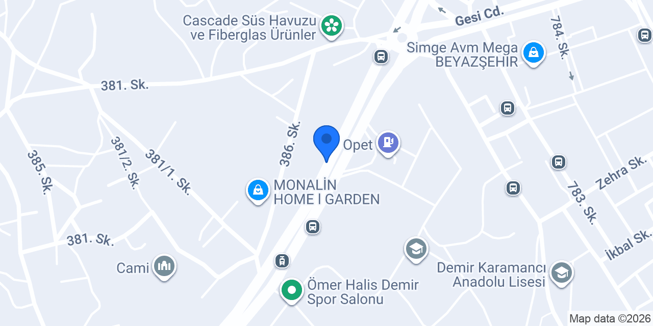 DİREKSTONE İNŞAAT YAPI MALZEMELERİ konumu
