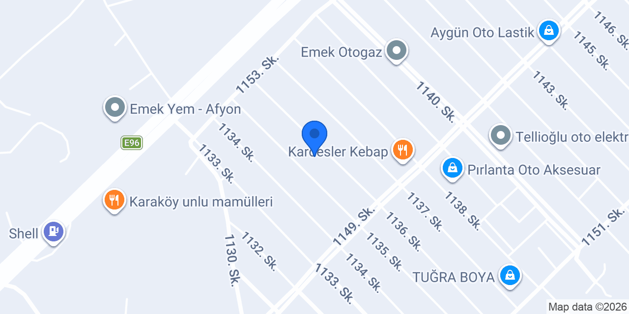 AFYON KAYNAK DOKTORU TEKNİK SERVİS konumu