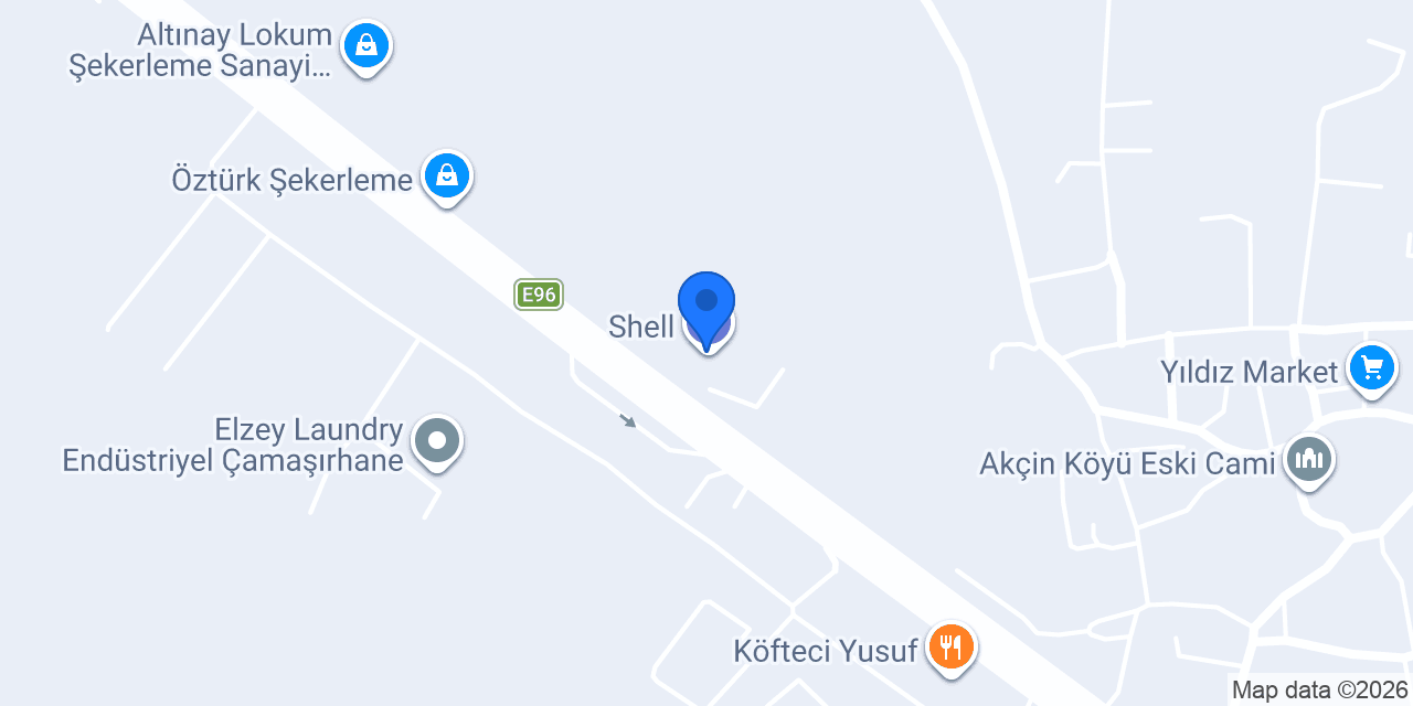 Shell Recharge Şarj İstasyonu konumu