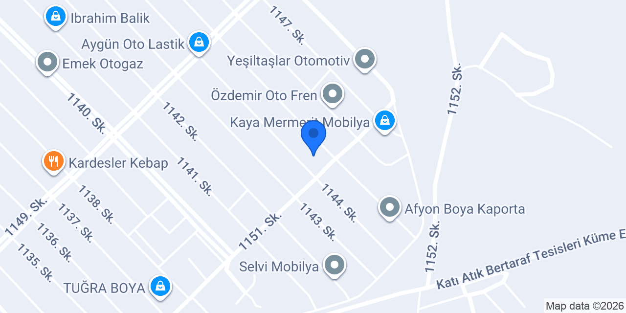 İMZA Mermer Afyon konumu