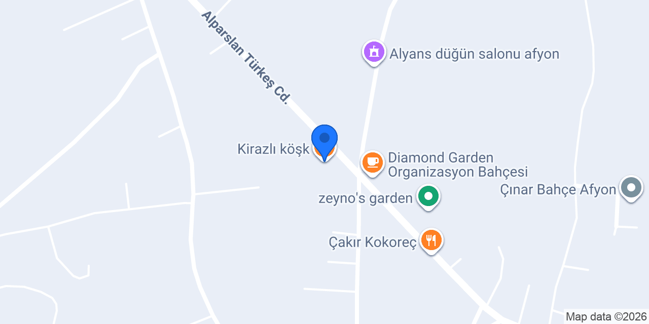 Kirazlı köşk konumu