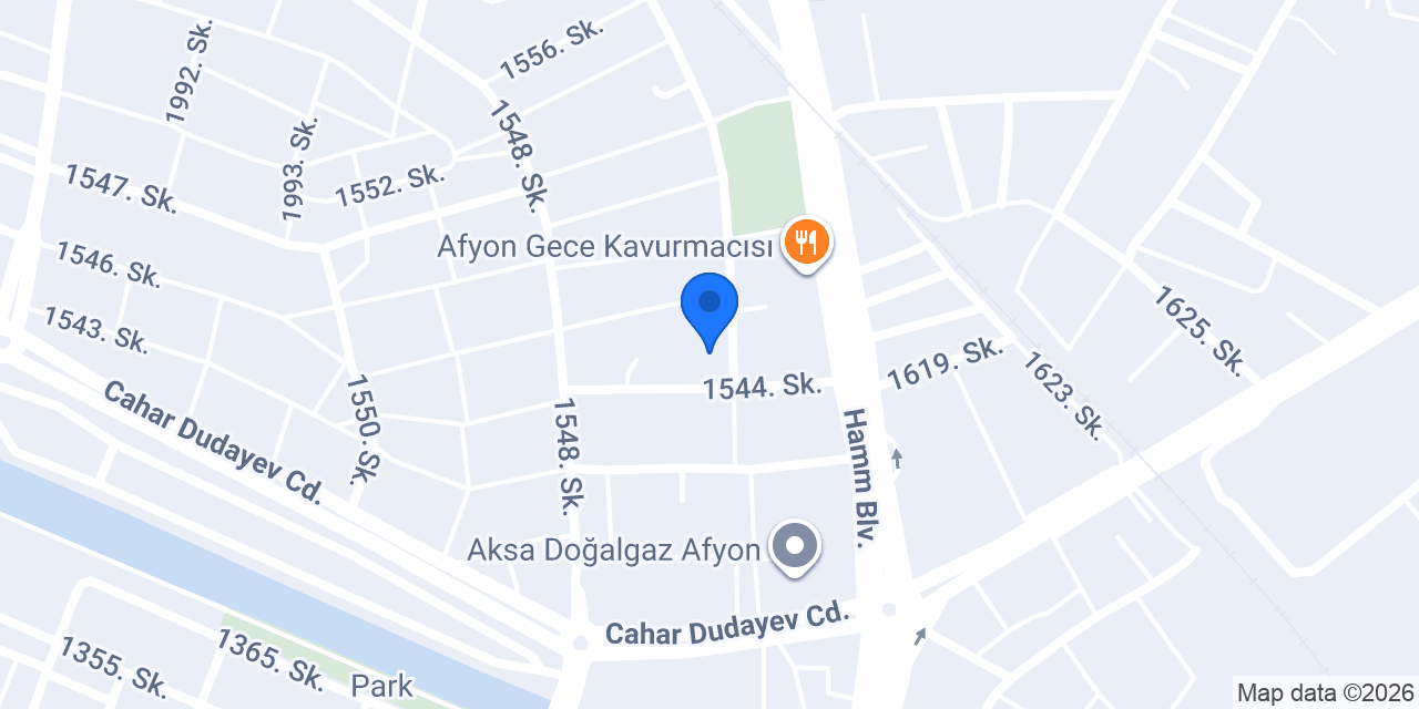 Özel Afyon Diyaliz Merkezi konumu