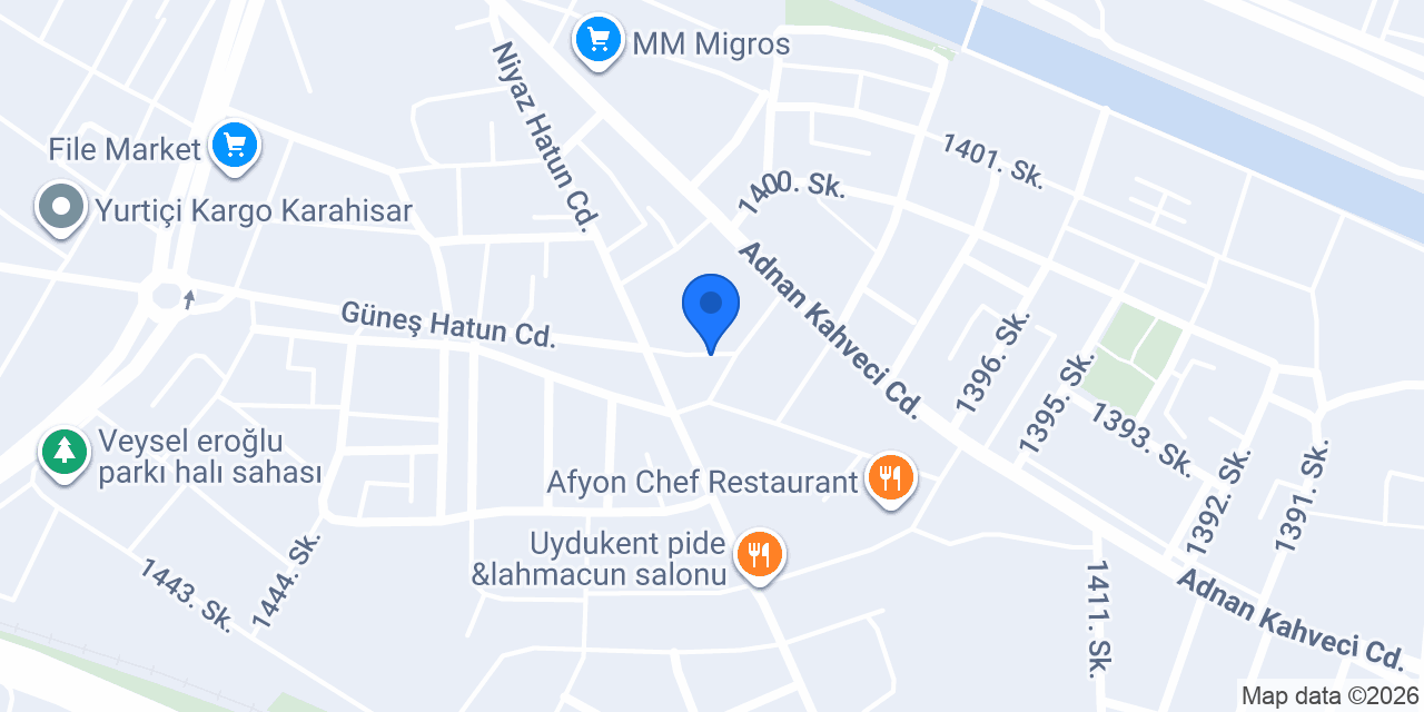 Afyon Demir Taşımaçılık konumu