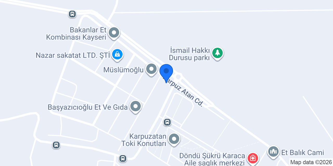Özgümüş Et konumu