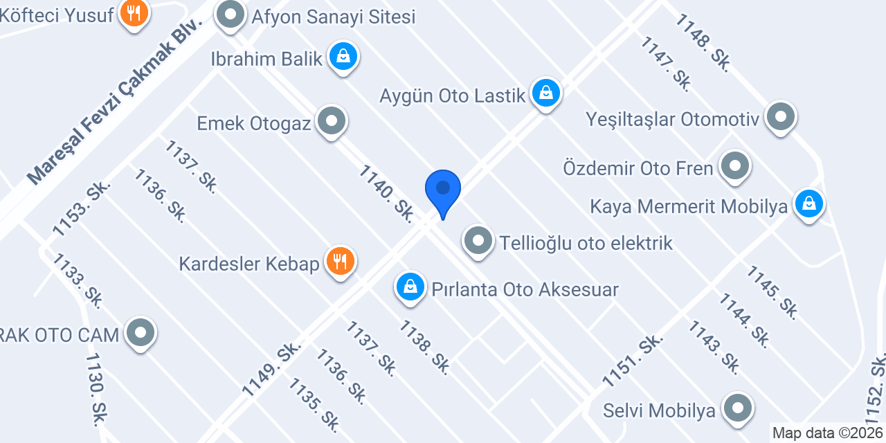 Özlemin Yemek konumu