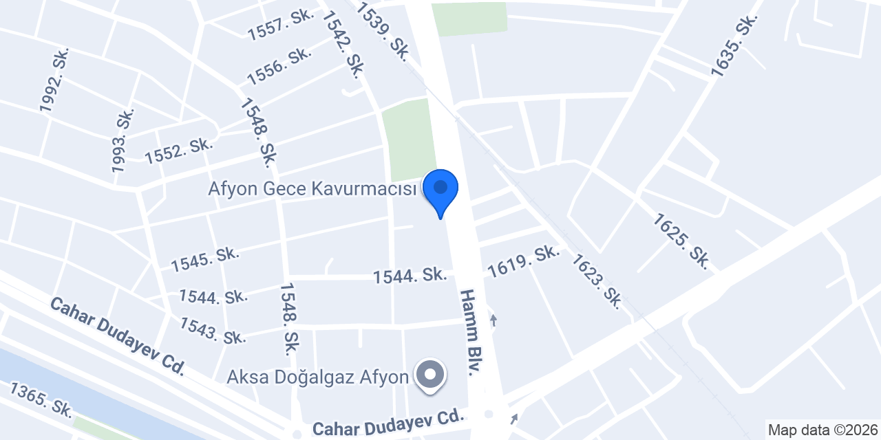 Huzur Pastacılık Afyon konumu