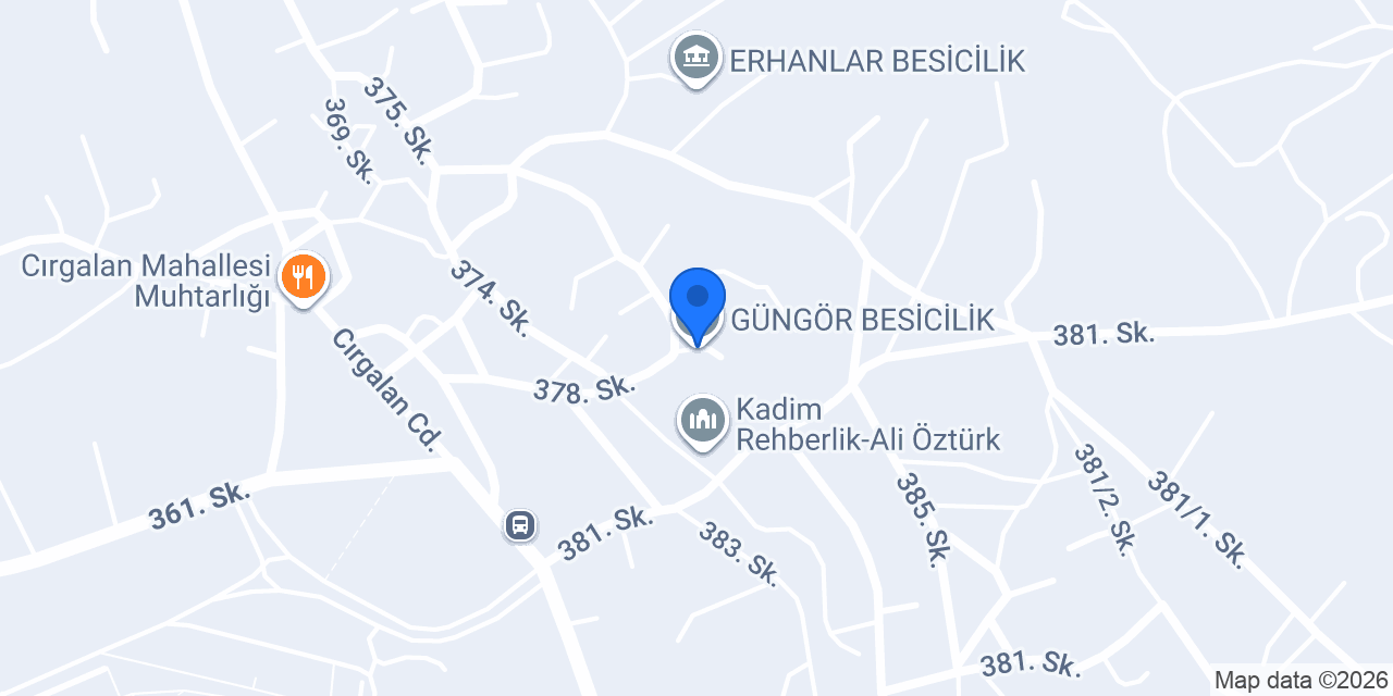 GÜNGÖR BESİCİLİK konumu