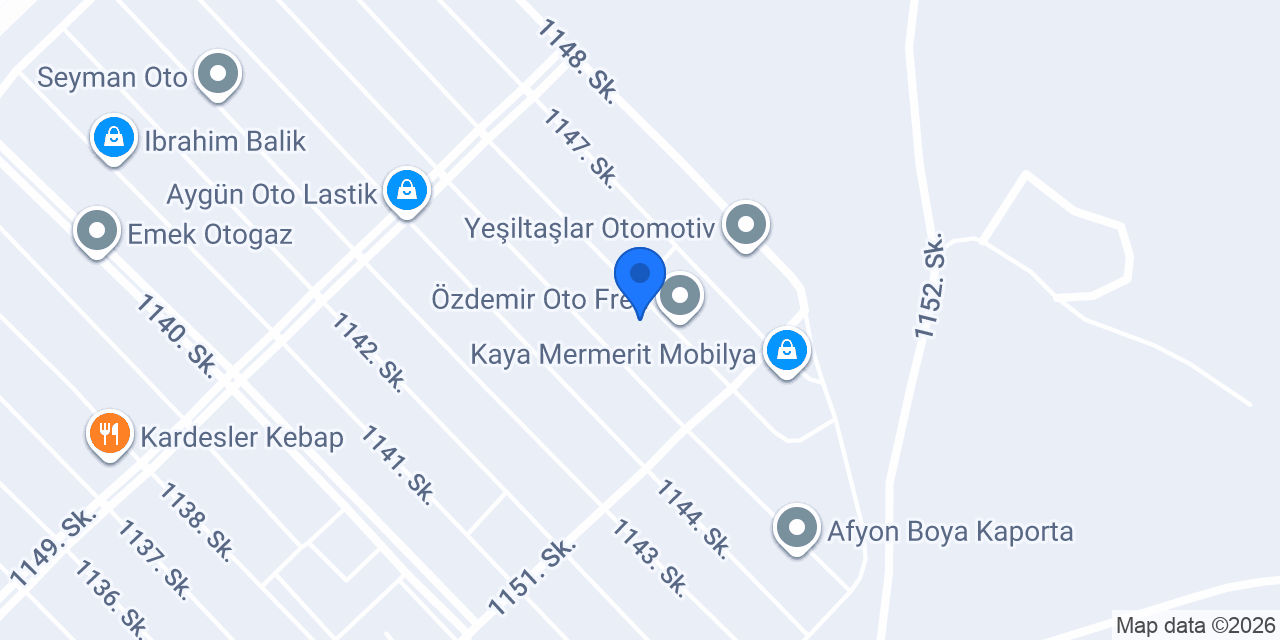 Hancı Mobilya konumu