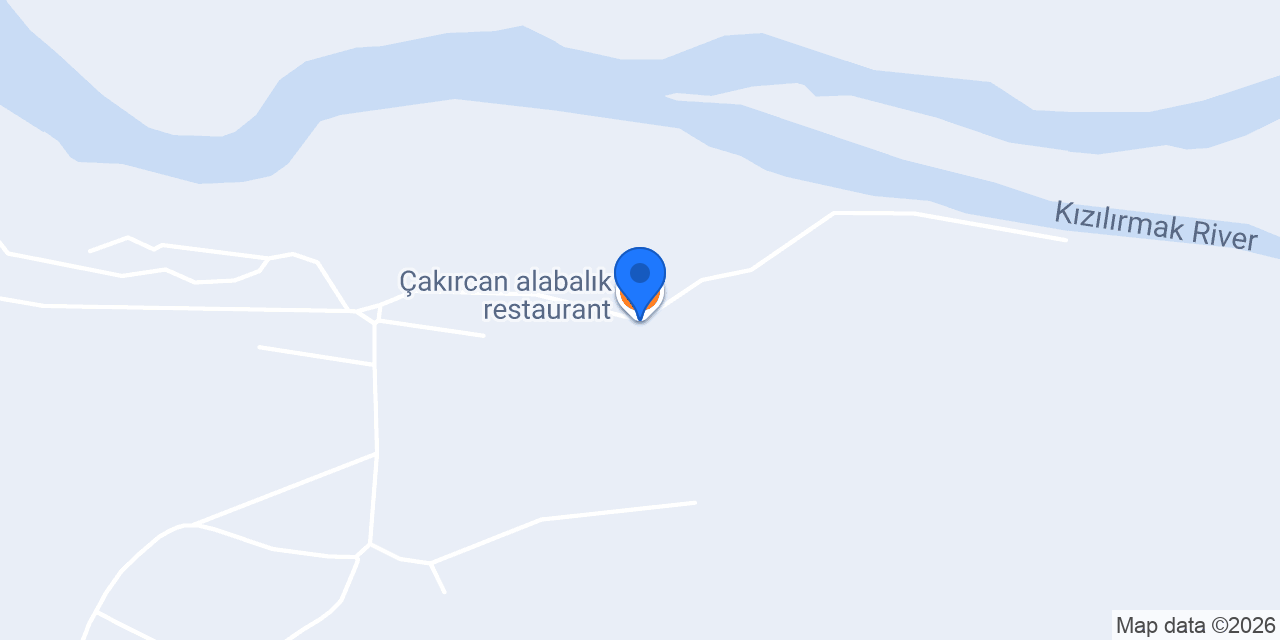 Çakırcan alabalık restaurant konumu