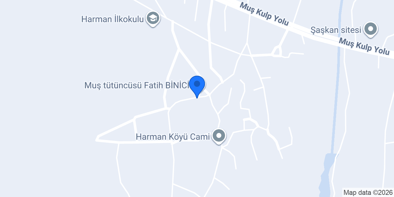 Muş tütüncülük konumu