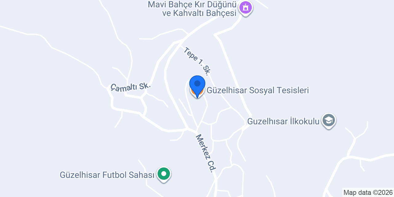 Güzelhisar Sosyal Tesisleri konumu