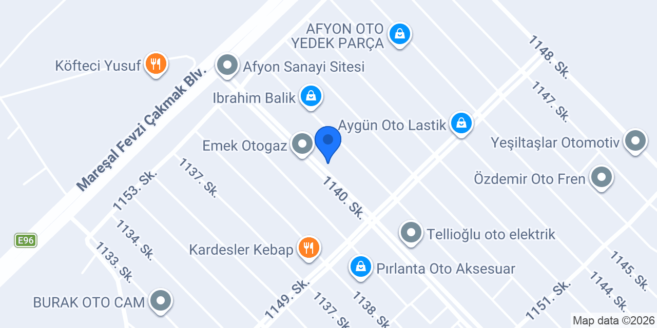 Koçak Hirdavat konumu