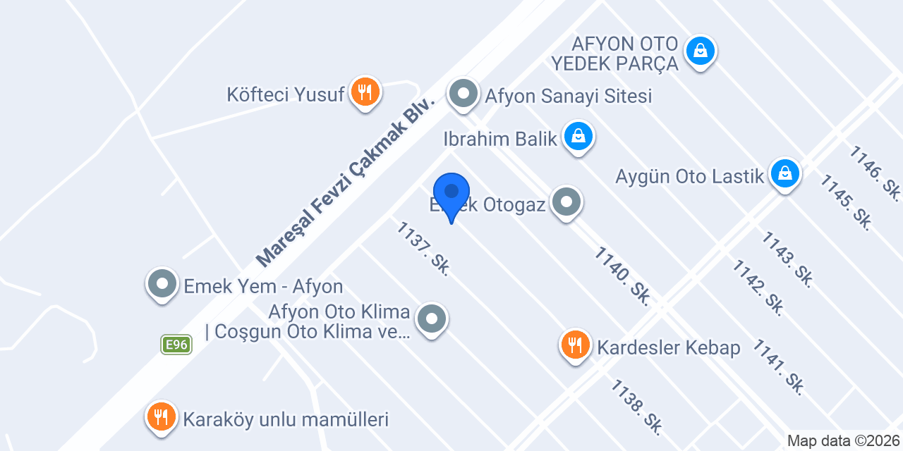 Aydın Oto konumu