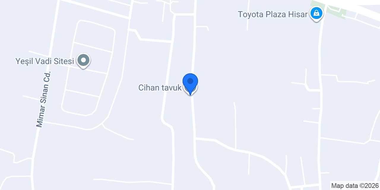 Cihan tavuk konumu