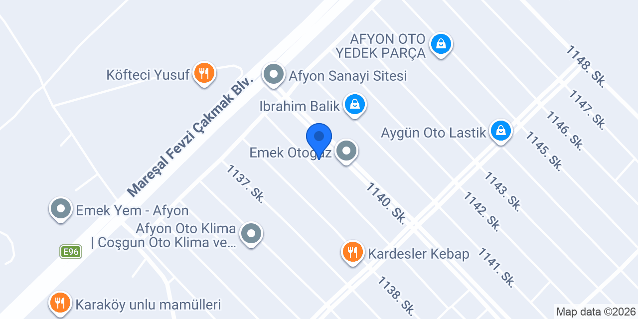 Zeki Ford Özel Servisi konumu