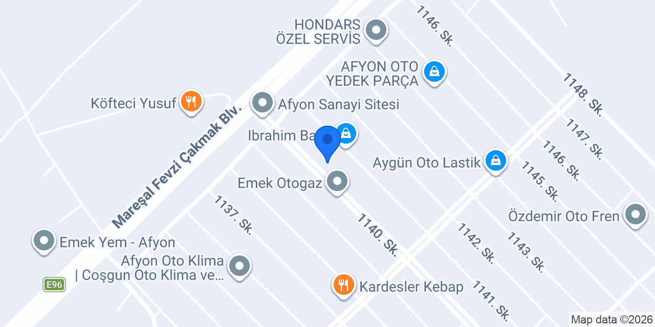 KORKMAZ YEDEK PARÇA konumu
