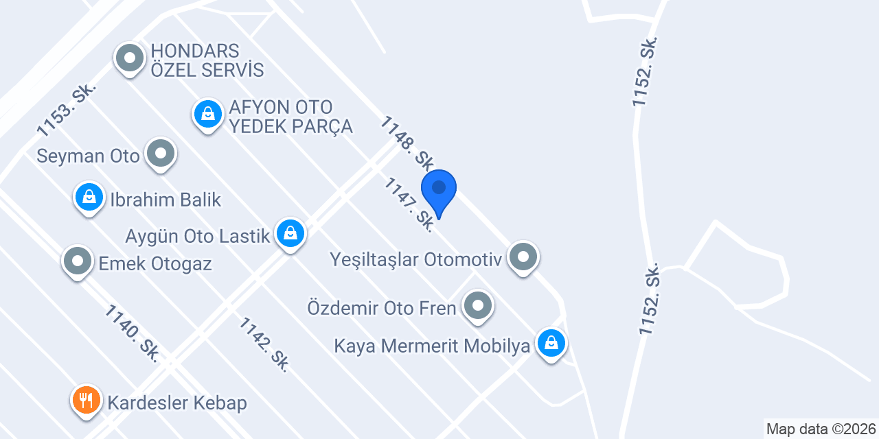 OKTAY TRAFO GENERATÖR konumu