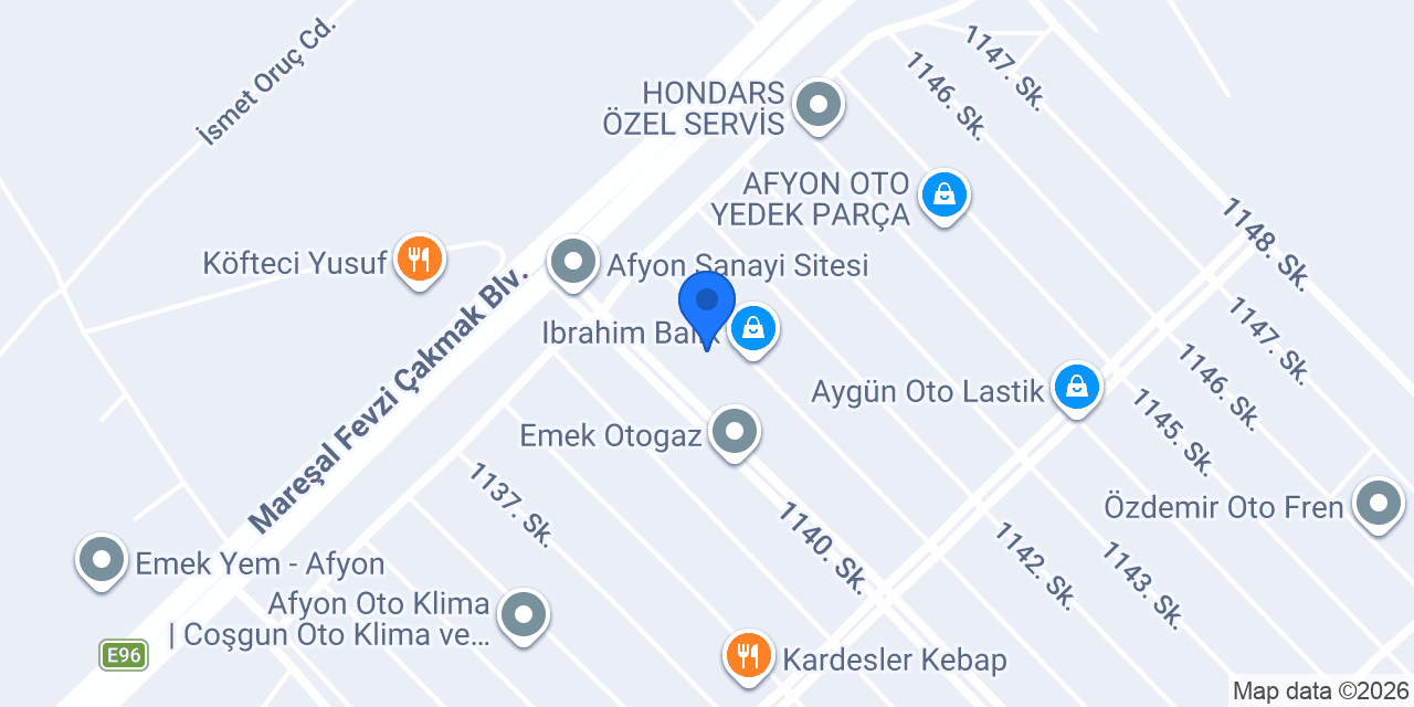 ZENGİN AUTO konumu