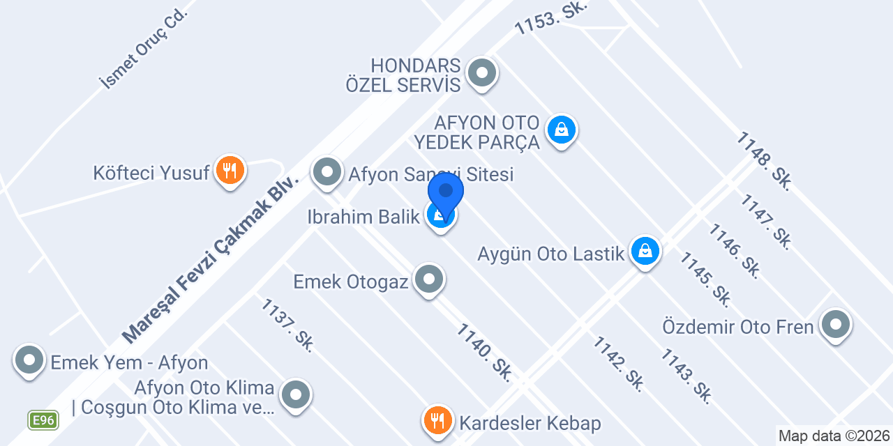 Çakır Ticaret konumu