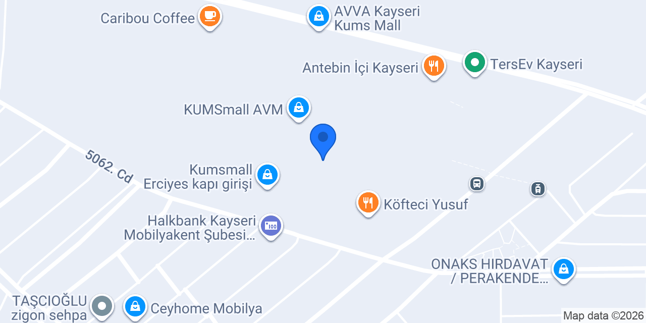 Pasaport Pizza Kumsmall AVM konumu