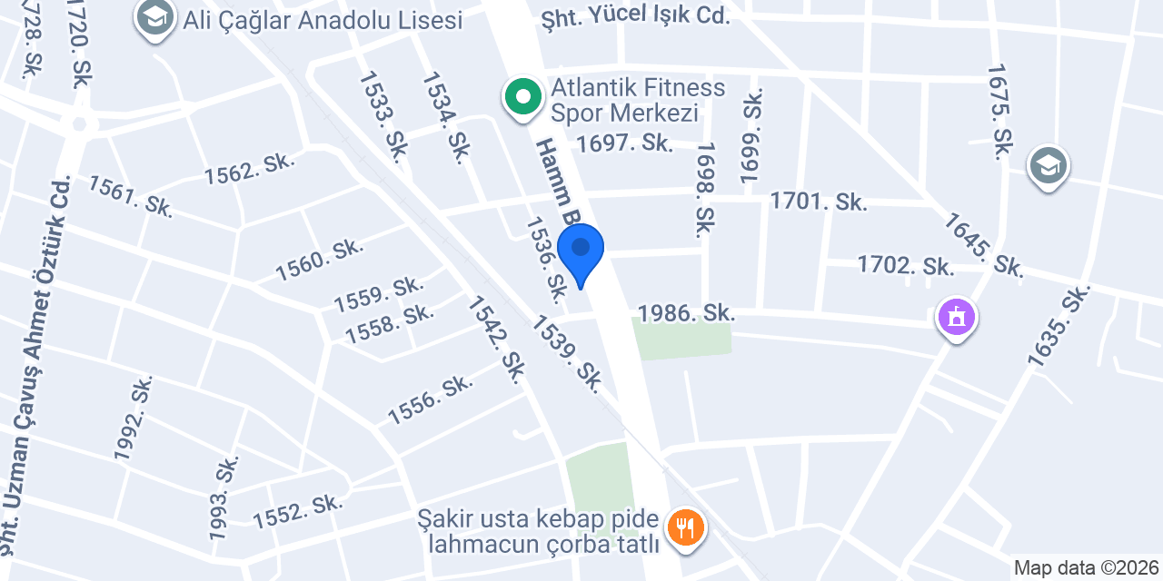 Karşıyaka et şarküteri konumu