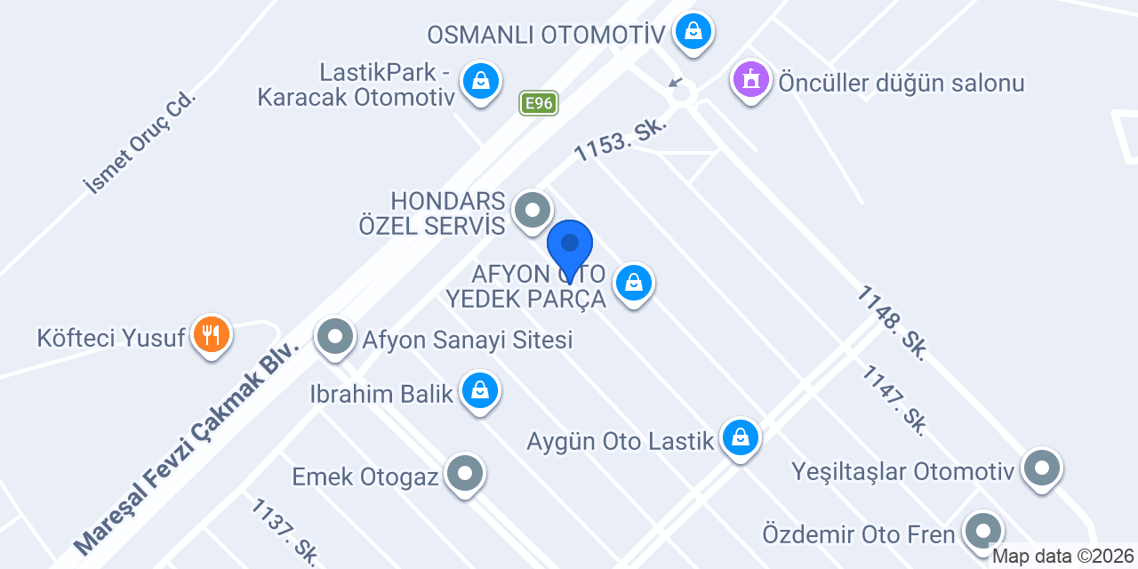 AFELPAN AFYON ELEKTRİK PANO konumu