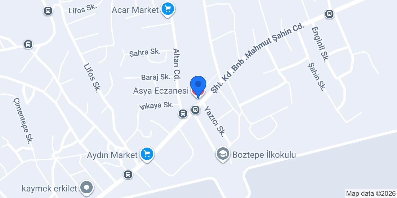 Asya Eczanesi konumu